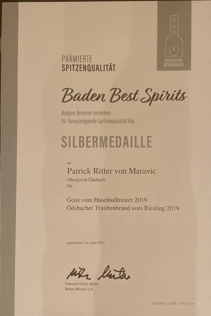 2019er Brand vom Ödsbacher Riesling